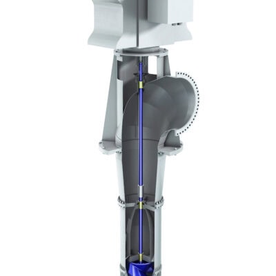 SJT/SJM CWP non pull out vertical pump, cross section, cooling water pumps, power generation
