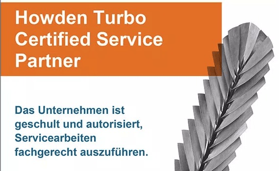 Schubag AG zertifizierter Servicepartner von HOWDEN