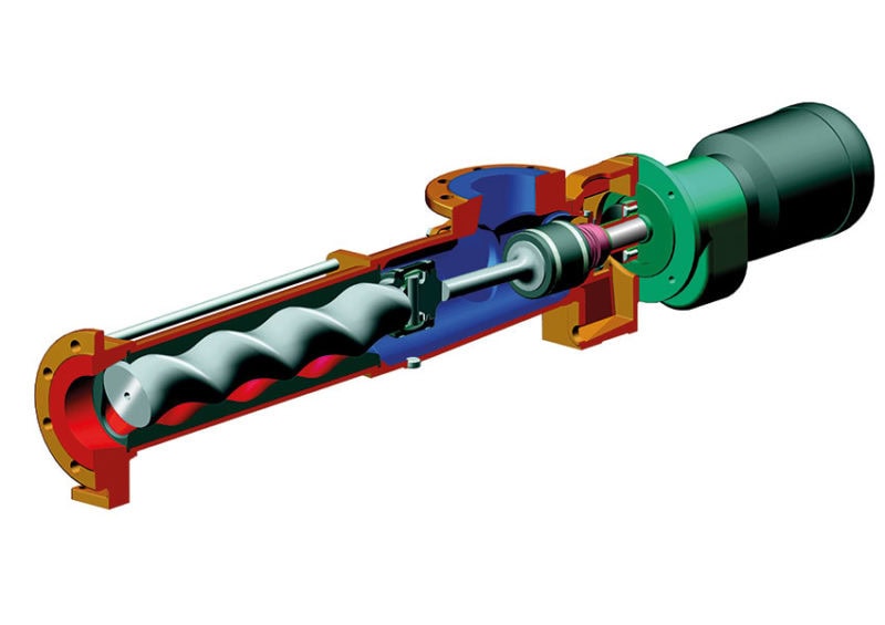 Exponat_Exzenterschneckenpumpe_TECFLOW_Allweiler