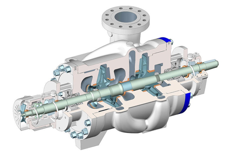 Exponat_MehrstufigeKreiselpumpe_BBT_Sulzer